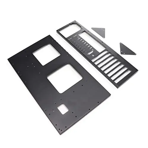 Produktbild: Dioche Gehäuse PC, Gehäusegestell für Motherboards, Design mit breiter Wärmeableitung, offenes Chassis, Bergbaumaschine innerhalb von 305 x 245 mm