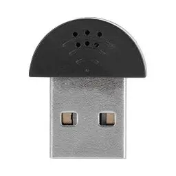 Produktbild: Mikrofon, USB-Gesangsmikro, PC, Notebook, Raspberry Pi, Klinkenanschluss, Tragbares USB-Studio-Sprachmikrofon, Audio- und Videozubehör (Schwarz)