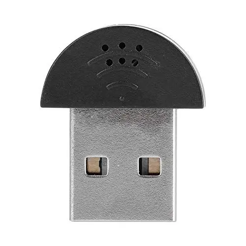 Produktbild: Mikrofon, USB-Gesangsmikro, PC, Notebook, Raspberry Pi, Klinkenanschluss, Tragbares USB-Studio-Sprachmikrofon, Audio- und Videozubehör (Schwarz)