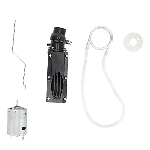 Produktbild: Dioche Rc Boot Motor Rc Jet Pumpe Kunststoff Metall 380 Motor Pumpe Spray Propeller Fernbedienung Rc Boot Zubehör Teile (Black)