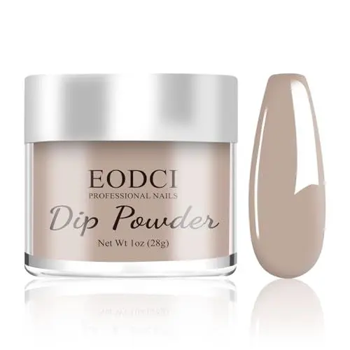 Produktbild: EODCI Dip Pulver, Nagel Tauchpulver, French Dipping Powder Kollektionssystem Nailart Starter Maniküre für Salon DIY & Hause,Keine Nagellampe Erforderlich, Geruchsfrei und Langanhaltend, 1 oz/28 g