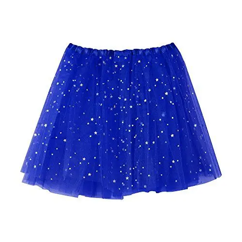 Produktbild: Stretch Damenrock Faltenrock kurzer Frauen-Rock-Tan Lederrock Knielang Damen (Blue, One Size)