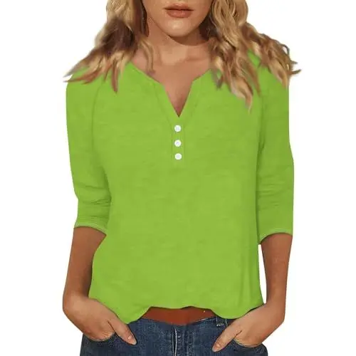 Produktbild: Dirndlbluse Flügelärmel Cropped Top Damen Rückenfreies Top Sportkleidung Frauen T Shirt Kleid Damen Problem Gelöst T-Shirt Damen Oversize T Shirt Damen Jeanshemd Damen Dirndlbluse Damen