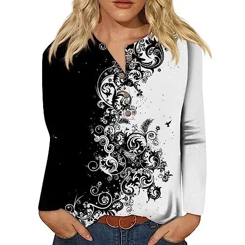 Produktbild: Dirndlbluse Hochgeschlossen Sweatshirts Für Damen Damenblusen Sommer Festliche Blusen Damen Longbluse Damen Lässig Für Leggings Hoodie Jacke Damen Longbluse Damen Sommer Blusen+&+Tuniken+Für+Damen