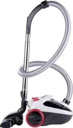Produktbild: Dirt Devil Staubsauger mit Beutel DD2001 - Staubsaugerbeutel 2.0L - Bodenstaubsauger 800W - mit Kombibürste und Fugendüse - 7.5M Reichweite - Bodenstaubsauger mit beutel 3.3KG - HEPA 10 Filter - Grau