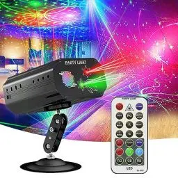 Produktbild: Discolicht Partylicht, Bühnenbeleuchtung Sound Aktivierte discokugel zum Bühnenbeleuchtung mit Fernbedienung zum Tanzen Weihnachten Geschenk Kinder Geburtstag