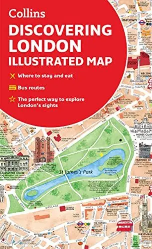 Produktbild: Discovering London Illustrated Map