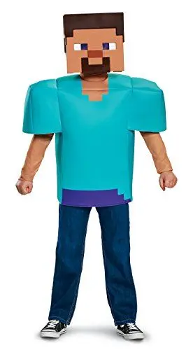 Produktbild: Disguise Offizielles Minecraft Kostüm Kinder Jungen Minecraft Steve Kostüm Classic Faschingskostüme Kinder M