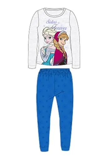 Produktbild: DISNEY 2 Teiliger Pyjama T-Shirt + Hose Kinder (2 bis 8 Jahre) Königin der Schnee Süßes Heißes – 2 Pack : Bedrucktes Pyjama-Set Mädchen Jungen Modell Dis FROZ 5204B956-S2-4 Jahre