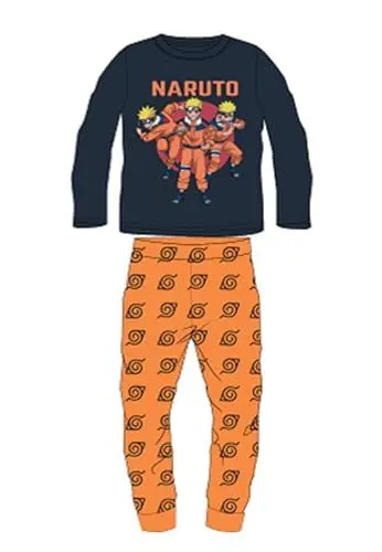 Produktbild: DISNEY 2 Teiliger Pyjama T-Shirt + Hose Kinder (2 bis 8 Jahre) Naruto Süßes Heißes – 2 Pack : Bedrucktes Pyjama-Set Mädchen Jungen Modell NAR 5204026-S2-5 Jahre