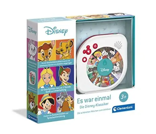 Produktbild: Clementoni Disney Baby Es war einmal Hörspielbox - Märchenerzähler mit spannenden Disney Märchen - Spielzeug mit Kindergeschichten für Kinder ab 3 Jahren, 59288