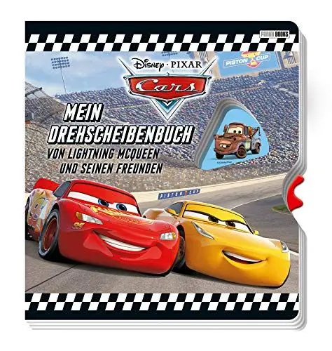 Produktbild: Disney Cars: Mein Drehscheibenbuch von Lightning McQueen und seinen Freunden: Pappbilderbuch mit Drehscheibe