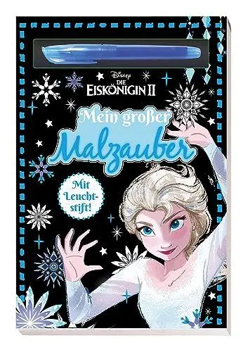 Produktbild: Disney Die Eiskönigin 2: Mein großer Malzauber: Block mit Leuchtstift