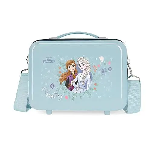 Produktbild: Disney Frozen Own your destiny Anpassbarer Kulturbeutel mit blauem Schultergurt 29 x 21 x 15 cm starres ABS 9,14 l 0,6 kg
