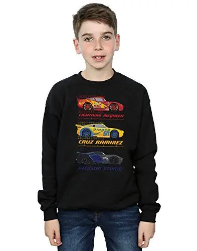 Produktbild: Disney Jungen Cars Racer Profile Sweatshirt 5-6 Years Schwarz