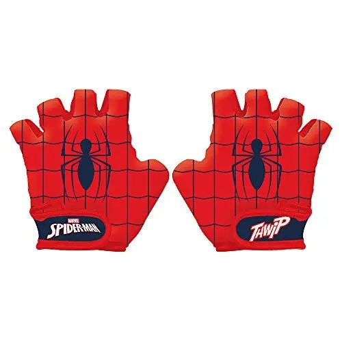 Produktbild: Disney Jungen Spiderman Fahrradhanschuhe, Mehrfarbig, Größe S (Handumfang ca. 15cm)