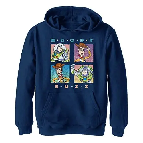 Produktbild: Disney Jungen Toy Story Pastel Foursquare Hoodie, Heather Navy, S