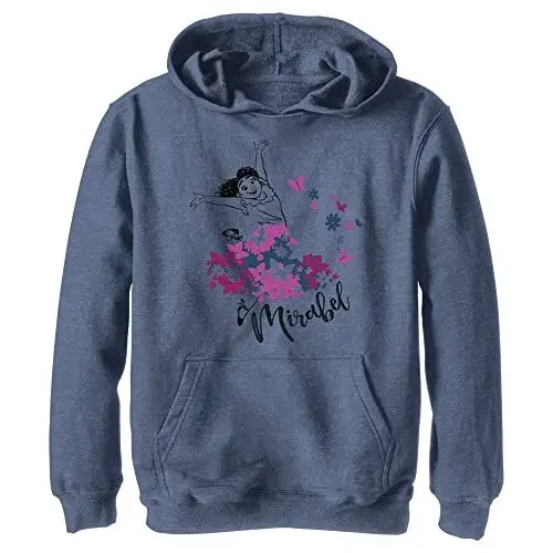 Produktbild: Disney Jungen Verzauber Mirabel Butterfly Hoodie, Heather Navy, S