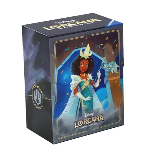 Produktbild: Ravensburger Disney Lorcana TCG: Himmelsleuchten Deck Box Tiana, Spielkarten-Box passend für bis zu 80 Sammelkarten in Kartenhüllen