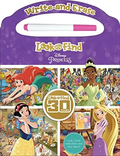 Produktbild: Disney Princess: Write-And-Erase Look and Find