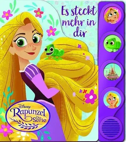 Produktbild: Disney Rapunzel Die Serie - Silhouetten-Soundbuch mit 4 lustigen Geräuschen für Kinder ab 3 Jahren