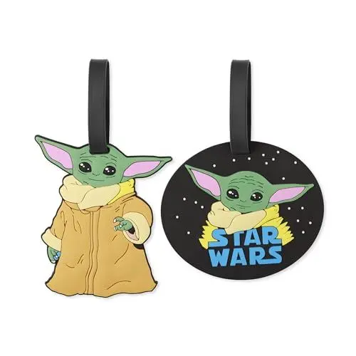 Produktbild: Disney Star Wars Baby Yoda VT700241L.PH Gepäckanhänger, Mehrfarbig, 2 Stück