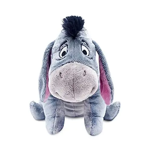 Produktbild: Disney Store Offizielles mittelgroßes I-Aah-Kuscheltier, 18 cm, von Winnie Puuh, Besticktes Kuscheltier mit Flauschiger Mähne und Schwanzspitze, Stickereien, geeignet ab 3 Jahren