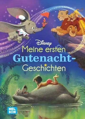 Produktbild: Disney Vorlesebuch: Meine ersten Gutenacht-Geschichten: Für Jungen und Mädchen ab 3 Jahren mit Dumbo, Mogli, Simba, Bambi und vielen mehr