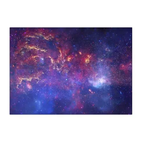 Produktbild: Displate Offiziell NASA MetallPoster Magnetische Befestigung Inklusive Lizenziert Bilder Hochwertiges Poster Milky Way Poster 45 cm x 32 cm