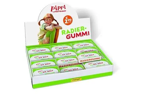 Produktbild: Pippi Langstrumpf. Radiergummi 24er VE