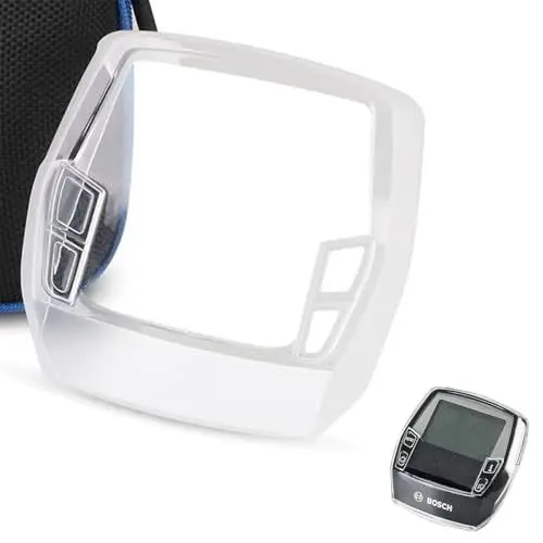 Produktbild: UYXiNONE Bike Display Schutzhülle für Bosch Intuvia, Transparent, Kratzfest, Wasserdicht, Staubdicht, Schutzhülle mit Aufbewahrungstasche aus Oxford-Stoff, E-Bike Zubehör, Fahrradcomputer Schutz
