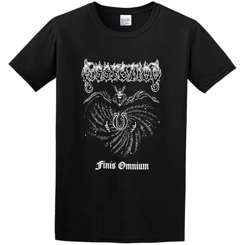 Produktbild: Dissection 'Finis Omnium' T-Shirt Graphic Top Printed Shirt for Mens Casual Round Neck T Shirt Black M