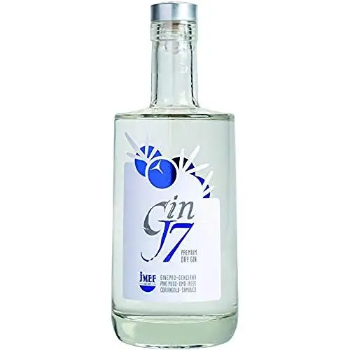 Produktbild: Distilleria Jannamico Gin J7 - Botanischer Premium Gin aus den italienischen Bergen Gin (1 x Bottle), 700 ml