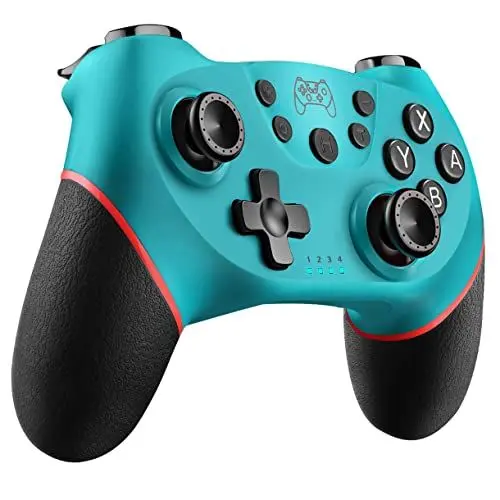 Produktbild: Diswoe Controller für Switch/Switch Lite/OLED, Controller für Switch Wireless, Pro Controller für Switch mit Aufweckfunktion, Turbo, Gyro Axis, Dual Shock und Screenshot (2023-Version)