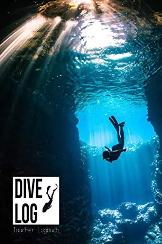 Produktbild: Dive Log: Logbuch für Taucher | A5 Format | 120 Tauchgänge | Geschenkidee | Gerätetauchen