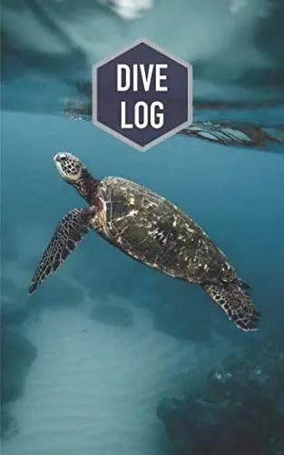 Produktbild: Dive Log: Logbuch für Taucher mit Platz für 100 Tauchgänge / Motiv: Schildkröte