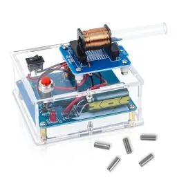 Produktbild: Schießspiel Löt Bausatz, BANIRA DIY Elektromagnetischer Sender Lötprojekt Mint Bildungstechnisches Elektronik Kit für Studenten Halloween Präsent