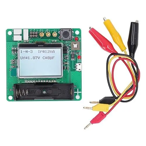 Produktbild: DIY MG328 Transistor Tester Meter LCD Display PCB ESR Induktivität Kapazität Meter Automatische Abschaltung