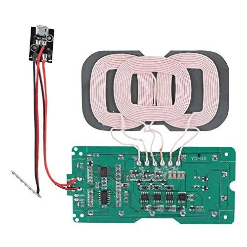 Produktbild: DIY QI Standard 3 Spule Drahtlose Aufladung Sender Modul Platine Spule Ladegerät Micro Lademodul für Handy