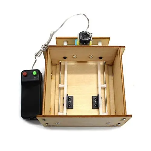 Produktbild: DIY-Aufzugstür-Bausatz aus Holz, pädagogisches Bauset für Kinder, Material, fördert Geschicklichkeit und Fantasie, 3D-Puzzle-Zusammenbau, optimal für Haus und Garage, steigert die