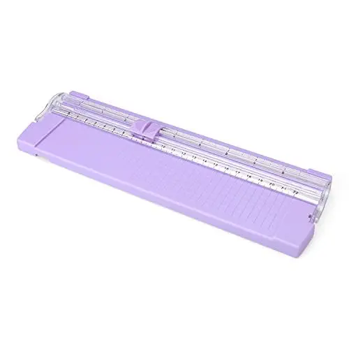 Produktbild: DIYCUT Papierschneider, Schneidemaschine Papier, Paper Cutter Tragbare Austauschbare Schneidklinge, Schneidebrett Papierschneider mit Automatischem Sicherheitsschutz zum Schneiden zum Schneiden