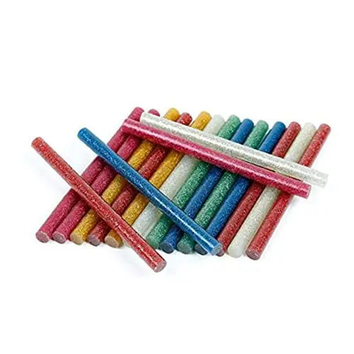 Produktbild: DIYEAH 100er-packung Goldfarbene Glitzer-klebestifte Zum Basteln – Hochtemperatur-kleber Für Modelle Und Kunst