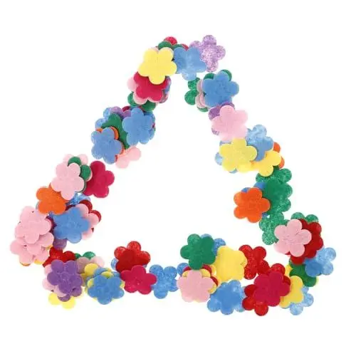 Produktbild: DIYEAH Pcs Stoff Blume Applikationen Stickerei Blume Patches Für Haar Clip Elegante Dekorative Handwerk Patches