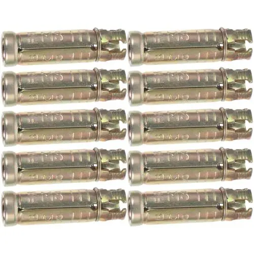 Produktbild: DIYEAH 10 Stück Teiliges Expansionsdübel Stahl für Knurled Drop In für Stabile in und Naturstein Installieren für Bauprojekte