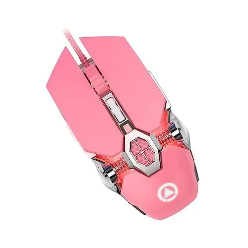 Produktbild: DIYEAH 1Stück Kabelgebundene Gaming Kreatives Computerzubehör mit DPI Einstellungen Latenzfreie für PC Laptop für Gamer Büroarbeit Ergonomisches