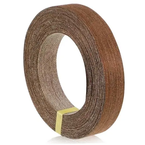 Produktbild: DIYEAH 1 Rolle Kantenleisten aus Massivholz Band Furniere Kantenanleimung Möbel Birke Furnierkante Holzfurnier Holzkantenanleimer Kantenanleimer aus Holz selbstklebende Kantenbänder Brown