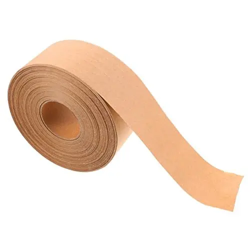 Produktbild: DIYEAH 1 Rolle Kraftpapier Klebebandabroller Vorgeklebtes Abdeckpapier Paket Künstlerband Breites Transparentes Klebeband Bastelband Abdeckband Verpackungspapier Selbstklebendes