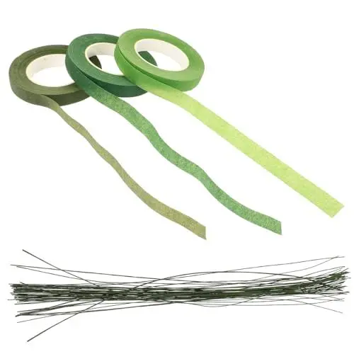 Produktbild: DIYEAH Flexible Blumenstieldrähte Doppelseitiges Klebeband Zum Verpacken Von Blumensträußen Hochzeitsdekor