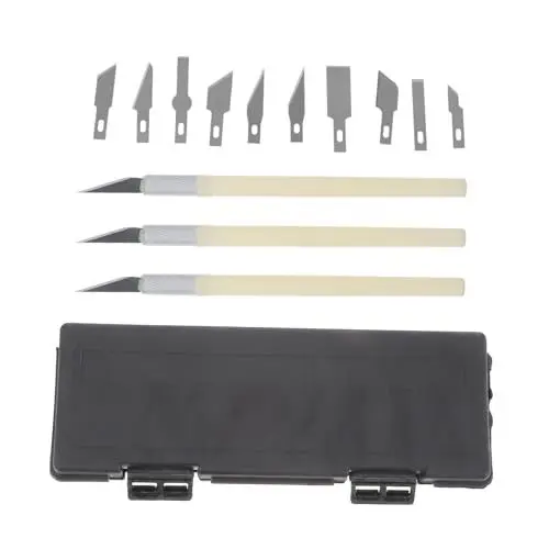 Produktbild: DIYEAH Craft Hobby Utility Set 13pc Carving Für Kunstprojekte Modelle Detaillierung Trimmen