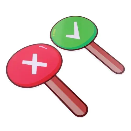 Produktbild: DIYEAH 1 Satz Trockenlöschpaddel Spielpaddel Auktion Paddelbrett Abstimmungsausschuss Im Klassenzimmer Jury Antwortpaddel Im Klassenzimmer Tragbares Paddelbrett Paddle-board Pvc 2st